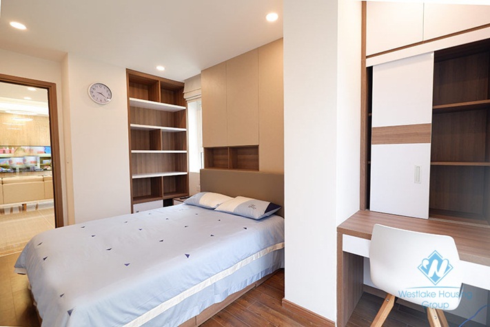 Nice and clean two bedrooms apartment for rent in Ciputra Urban, Tay Ho district, Ha Noi